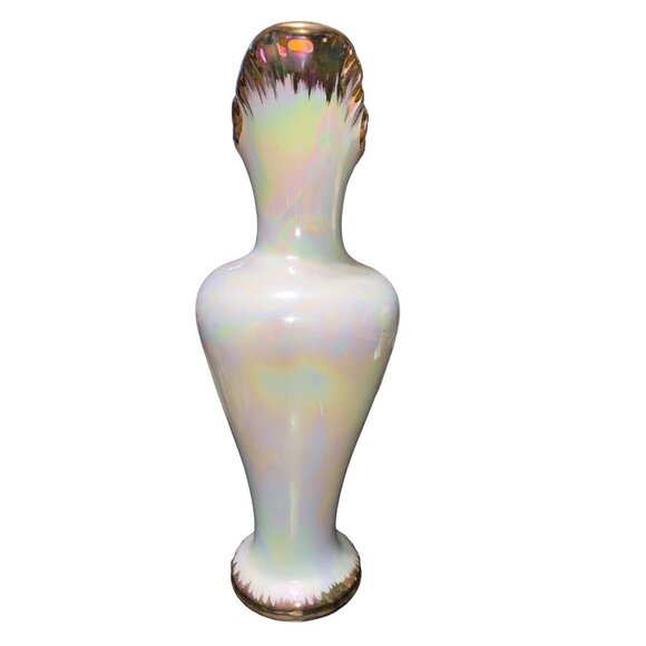 Vintage Lustre Line Pitcher With Gold Accents By Cathy - Picture 7 of 14